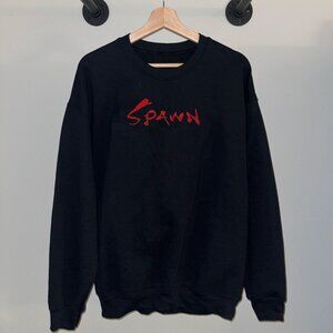 Black Red Spawn Todd Mcfarlane Comic Book Movie Film Crewneck Sweatshirt